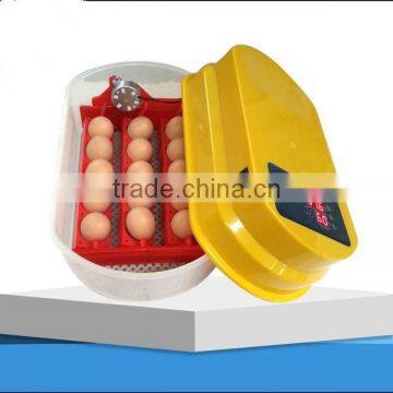 Cheapest High hatching rate 15 eggs mini chicken egg incubator for sale