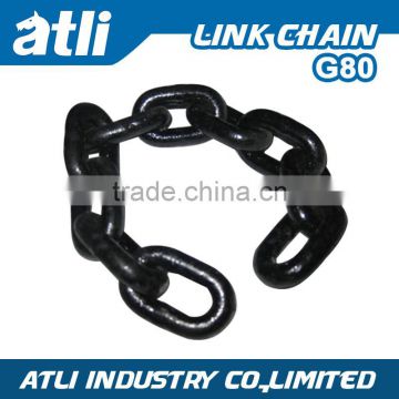high tensile Alloy Steel G80 stainless steel ball chain