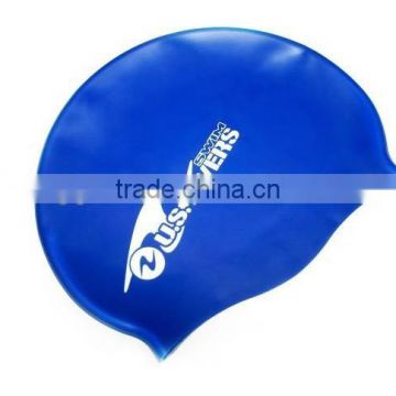 2014 new style printed silicone swim cap