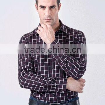 2013 Mens Fashion casual Plaid Shirts/Clothing Manufacturers