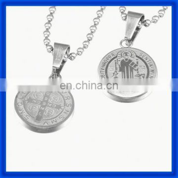 China jewelry wholesale scripture stainless steel pendant