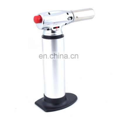 Factory Price Windproof Inflatable Heat Resisting Zinc Alloy Gas Lighter