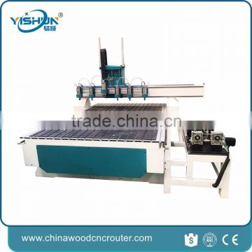 cnc routing machine cheap wood stone marble 4 axis cnc router machine with rotary axis 4 aixs