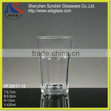 2014 low price glass cup HF20017-15