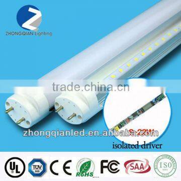 Big Promotions!Super Bright Factory price t8 96leds pure white ac85-265v 18w korea t8 tube led lighting