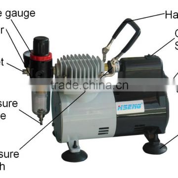 HSENG AF18-2 high pressure mini air compressor