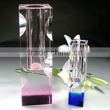 Factory wholesale crystal flower vase, crystal vase for weddings CV-1067