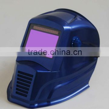 Auto darkening CE solar power welder's helmet