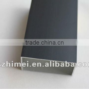 black andozied for extrusion profile, perfil de aluminio