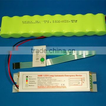 Emergency conversion kit with power pack for emergency inverter for led tube