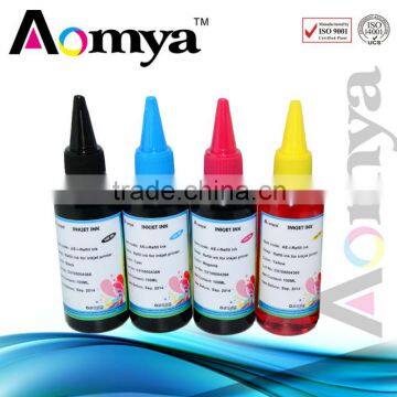 4 colors Refill ink for HP desktop or large format cartridges