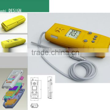 natural gas detector design and manufacture for plastic case and pcb of natural gas