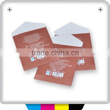Customized made mini brown paper envelope printing