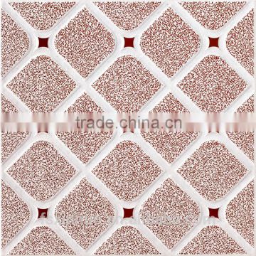 FOSHAN factory price good quality rustic purple color glazed cheap flooring tile for bathroom 300x300mm