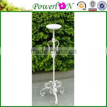 Popular Antique Design Standing Wrough Iron Candle Holder Garden Ornament For Decking J08M TS05 G00 X00 PL08-5840G