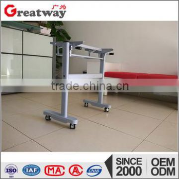 steel powder coatign finished small folding table for pupil