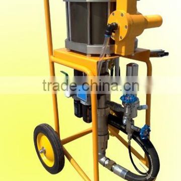 Air compressor assisted Airless Paint sprayer,