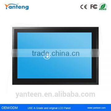 The front panel IP65 21.5inch industrial grade lcd monitor with 1920x1080 resolution