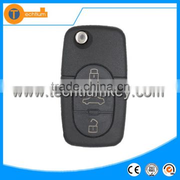3 button blank shell 1616 battery For Audi A6 remote key