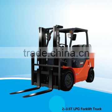 1800kg gasoline/LPG forklift truck with seated operation