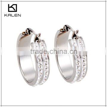 italian gold plated jewelry sets ring shaped earrings