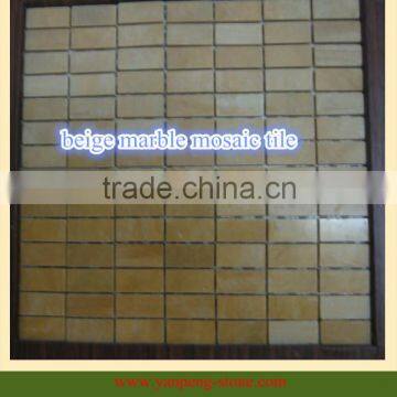 beige marble mosaic tile