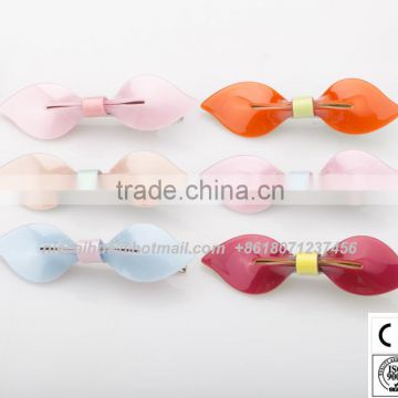 french barrette hair clips wholesale resin hair bows clips Barrettes Accessory