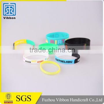Waterproof hot sale 2016 custom made polyester material wristband