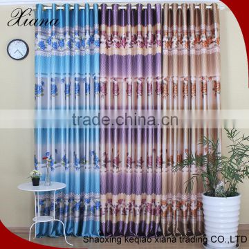 2015 special design border print fabric for curtain