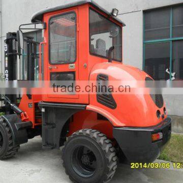 2.8 ton Rough Terrain Forklift Truck CPCY28 4Meters