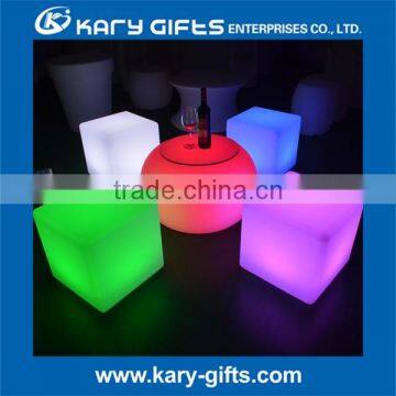 Battery Remote Control Living Room Coffee Table Plastic Light LED Cube