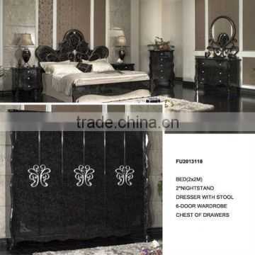 hot sale Luxury classical bedroom furniture