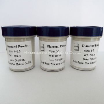 0.25 Micron to 60 Micron Synthetic Single Crystal Diamond Abrasive Powder