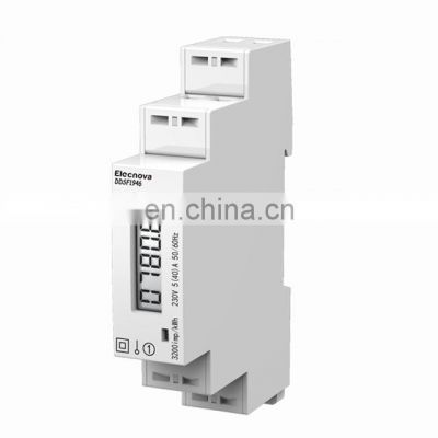 DDSF1946-1p din rail power supply tariff  high accuracy MID approval 1p energy meter