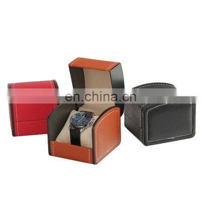 Factory Price Hot Selling Watch Band Box PU Leather Single Watch Luxury Box