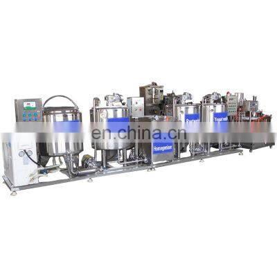 High quality yogurt drink filling making machine integrated yogurt production line