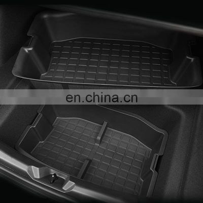 New Style Abs Material Trunk Storage Box,Interior Car Accessories Rear Storage Box For Tesla Model 3 17-19