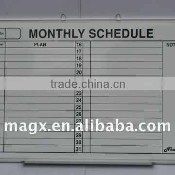 Month Planner Whiteboard Of Magx Manufacturer