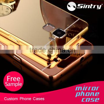 supplier china mobile phone case new trend handphone electroplating compact mirror case with card holder for iphone 6