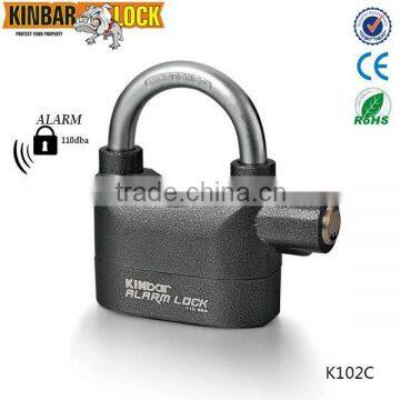 High safety alarm padlock