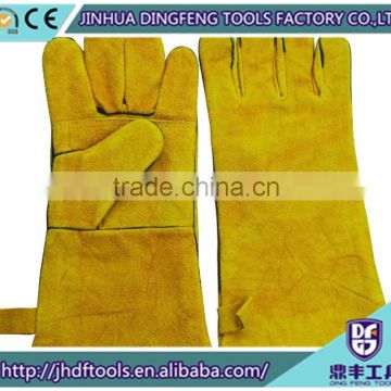 cow split leather welding working gloves/safety welding gloves