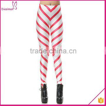 Color Block Polyester Simple Style Neon Tights Woman Leggings