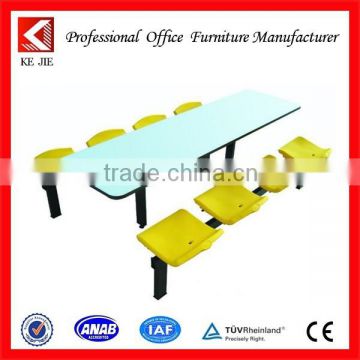 stainless steel school dining table and chairs/fast food table canteen dining sets                        
                                                Quality Choice
