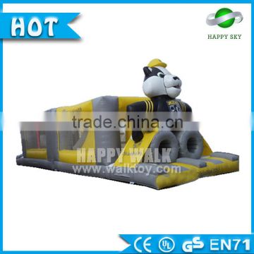 2016 Hot sale! adult inflatable obstacle course, outdoor obstacle course equipment, boot camp inflatable obstacle course