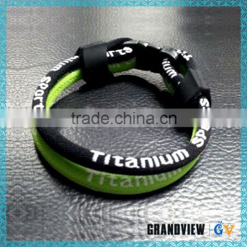 Useful high quality germanium 2 rope oem titanium bk-green