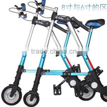 made in china aluminum folding A-bike/mini 6'' A-bike for sale/foldable minin A-bike8''