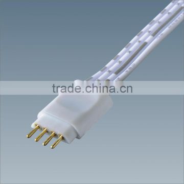 RGB 4pin connector no soldering with wire cable for 5050 smd led strip male plug