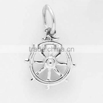 ship wheel charms for bracelet and necklace zinc alloy pendants and charms