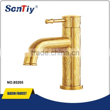 European style gold plated sanitary basin faucet 85205