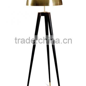 0623-1 copper black tripod floor lamp
